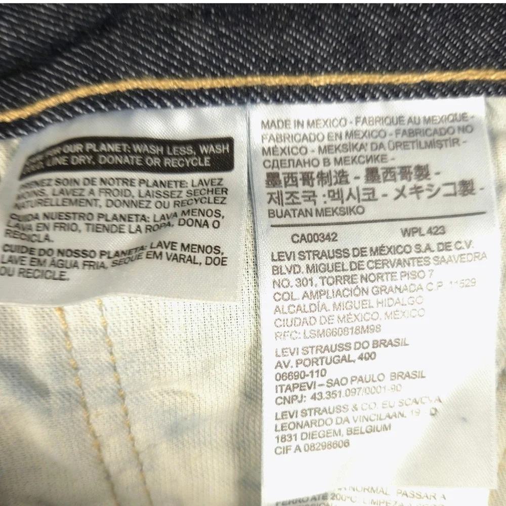 Levi Strauss 501 Mens Jeans‎ Blue Denim Regular Fit 34x30 (Fits 36x30